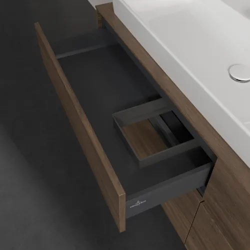 VILLEROY BOCH Toaletní skříňka Collaro, s osvětlením, 4 výsuvy, 1600 x 548 x 500 mm, Arizona Oak / Arizona Oak #C029B0VH, obrázek 8