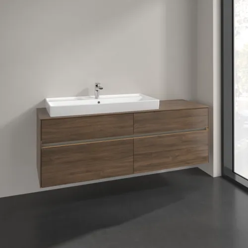 VILLEROY BOCH Toaletní skříňka Collaro, s osvětlením, 4 výsuvy, 1600 x 548 x 500 mm, Arizona Oak / Arizona Oak #C029B0VH, obrázek 2