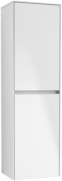 VILLEROY BOCH Vysoká skříň Collaro, 2 dveře, 454 x 1538 x 349 mm, bílá matná / bílá matná #C03401MS