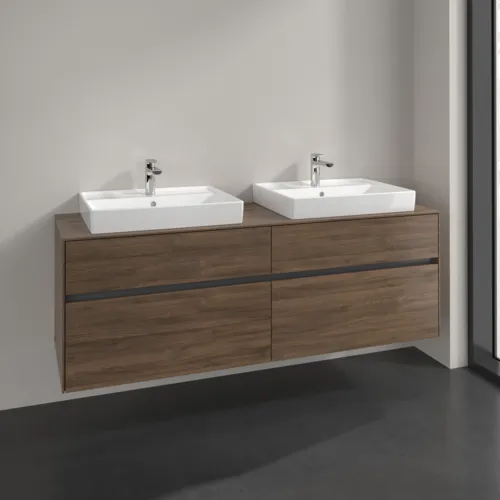 VILLEROY BOCH Toaletní skříňka Collaro, 4 výsuvy, 1600 x 548 x 500 mm, Arizona Oak / Arizona Oak #C02400VH, obrázek 2