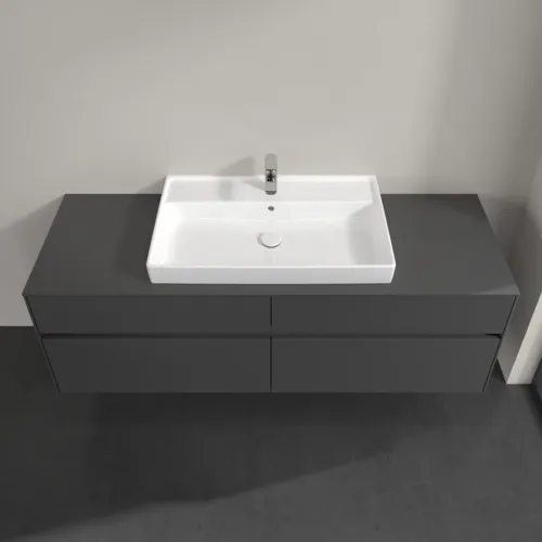 VILLEROY BOCH Toaletní skříňka Collaro, 4 výsuvy, 1600 x 548 x 500 mm, lesklá šedá / lesklá šedá #C02800FP, obrázek 4
