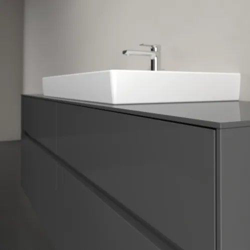 VILLEROY BOCH Toaletní skříňka Collaro, 4 výsuvy, 1600 x 548 x 500 mm, lesklá šedá / lesklá šedá #C02800FP, obrázek 5