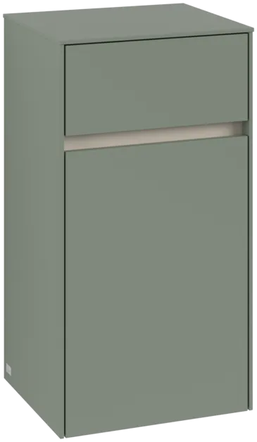 VILLEROY BOCH Boční skříňka Collaro, 1 dvířka, 1 zásuvka, 404 x 748 x 349 mm, Soft Green / Soft Green #C03201AF