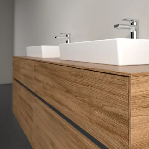 VILLEROY BOCH Toaletní skříňka Collaro, 4 výsuvy, 1600 x 548 x 500 mm, dub Kansas #C02100RH, obrázek 5