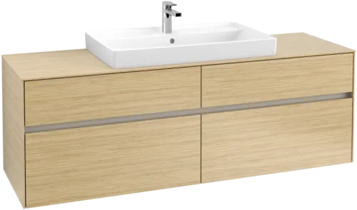 VILLEROY BOCH Toaletní skříňka Collaro, s osvětlením, 4 výsuvy, 1600 x 548 x 500 mm, severský dub / severský dub #C028B0VJ