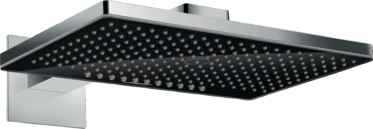 HANSGROHE Rainmaker Select horní sprcha 460 2jet se sprchovým ramenem #24005600 - černá/chromová