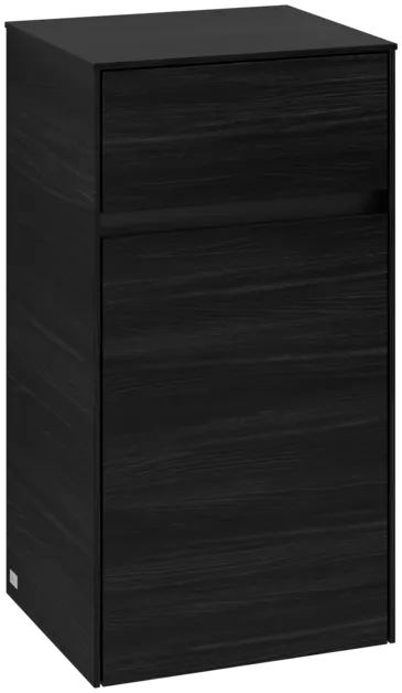 VILLEROY BOCH Boční skříňka Collaro, 1 dvířka, 1 zásuvka, 404 x 748 x 349 mm, černý dub / černý dub #C03200AB