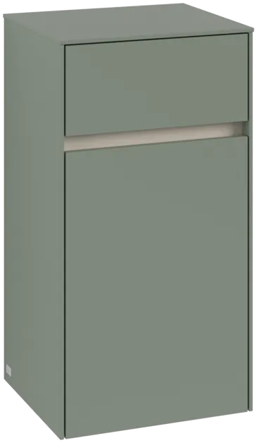 VILLEROY BOCH Boční skříňka Collaro, 1 dvířka, 1 zásuvka, 404 x 748 x 349 mm, Soft Green / Soft Green #C03200AF
