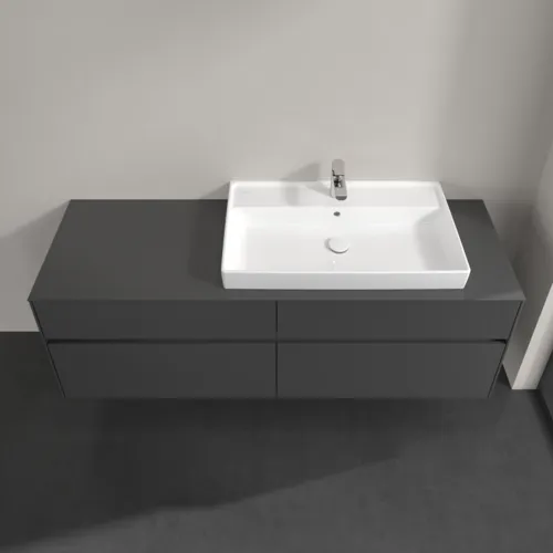 VILLEROY BOCH Toaletní skříňka Collaro, 4 výsuvy, 1600 x 548 x 500 mm, lesklá šedá / lesklá šedá #C02700FP, obrázek 4