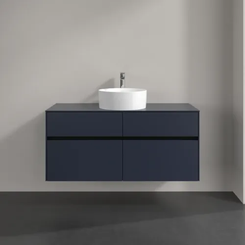 VILLEROY BOCH Toaletní skříňka Collaro, s osvětlením, 4 výsuvy, 1200 x 548 x 500 mm, Marine Blue / Marine Blue #C041B0VQ, obrázek 3