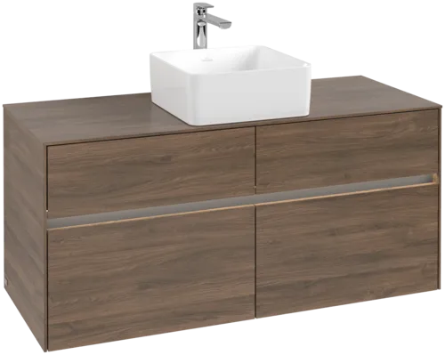 VILLEROY BOCH Toaletní skříňka Collaro, s osvětlením, 4 výsuvy, 1200 x 548 x 500 mm, Arizona Oak / Arizona Oak #C041B0VH