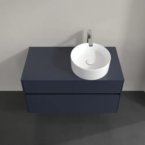 VILLEROY BOCH Collaro toaletní skříňka, s osvětlením, 2 výsuvy, 1000 x 548 x 500 mm, Marine Blue / Marine Blue #C040B0VQ, obrázek 4