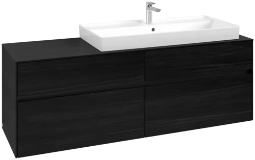 VILLEROY BOCH Toaletní skříňka Collaro, 4 výsuvy, 1600 x 548 x 500 mm, černý dub / černý dub #C03000AB