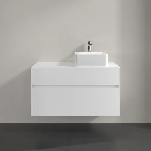 VILLEROY BOCH Collaro toaletní skříňka, 2 výsuvy, 1000 x 548 x 500 mm, bílá matná / bílá matná #C04000MS, obrázek 3