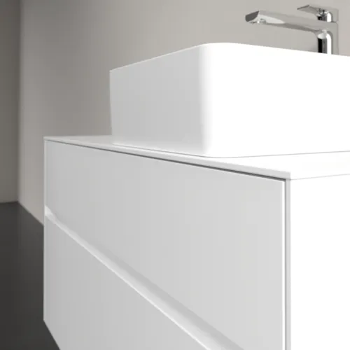 VILLEROY BOCH Collaro toaletní skříňka, 2 výsuvy, 1000 x 548 x 500 mm, bílá matná / bílá matná #C04000MS, obrázek 5