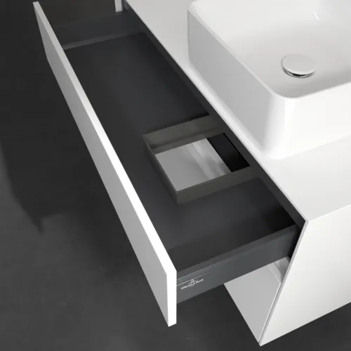 VILLEROY BOCH Collaro toaletní skříňka, 2 výsuvy, 1000 x 548 x 500 mm, bílá matná / bílá matná #C04000MS, obrázek 7