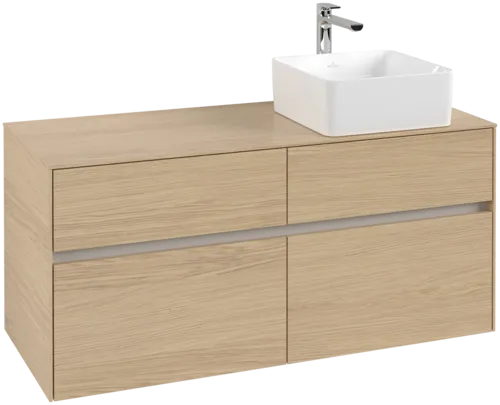 VILLEROY BOCH Toaletní skříňka Collaro, 4 výsuvy, 1200 x 548 x 500 mm, severský dub / severský dub #C04300VJ