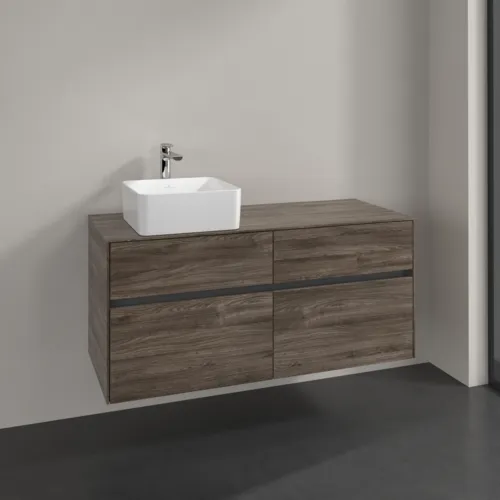 VILLEROY BOCH Toaletní skříňka Collaro, 4 výsuvy, 1200 x 548 x 500 mm, dub kamenný #C04200RK, obrázek 2