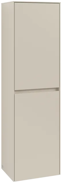 VILLEROY BOCH Vysoká skříň Collaro, 2 dveře, 454 x 1538 x 349 mm, Cashmere Grey / Cashmere Grey #C03400VN