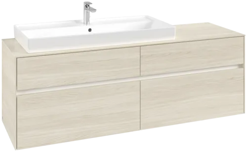 VILLEROY BOCH Toaletní skříňka Collaro, 4 výsuvy, 1600 x 548 x 500 mm, bílý dub / bílý dub #C02900AA
