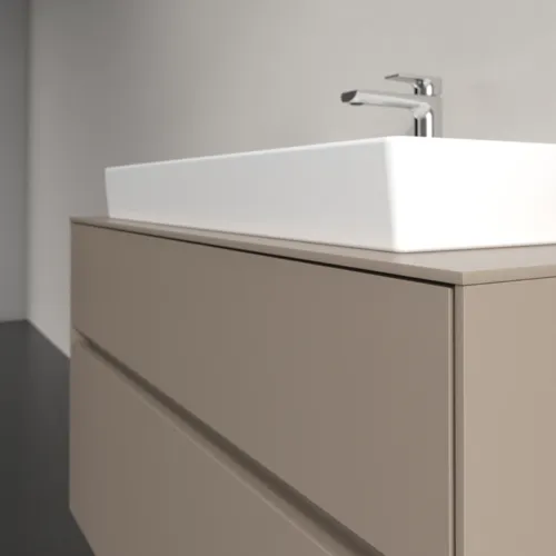 VILLEROY BOCH Toaletní skříňka Collaro, 2 výsuvy, 1000 x 548 x 500 mm, taupe / taupe #C02000VM, obrázek 5