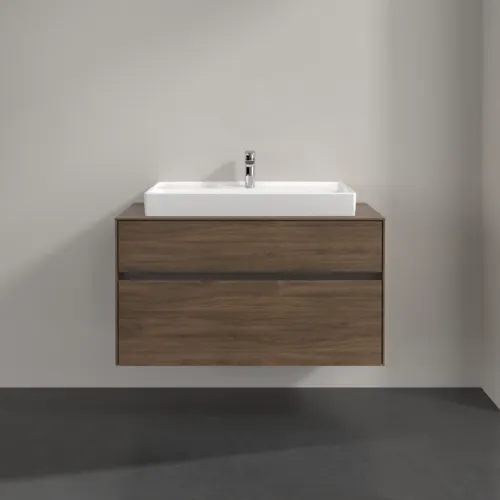 VILLEROY BOCH Toaletní skříňka Collaro, 2 výsuvy, 1000 x 548 x 500 mm, Arizona Oak / Arizona Oak #C02000VH, obrázek 3