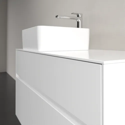 VILLEROY BOCH Umyvadlová skříňka Collaro, 2 zásuvky, 1000 x 548 x 500 mm, lesklá bílá / lesklá bílá #C03900DH, obrázek 5