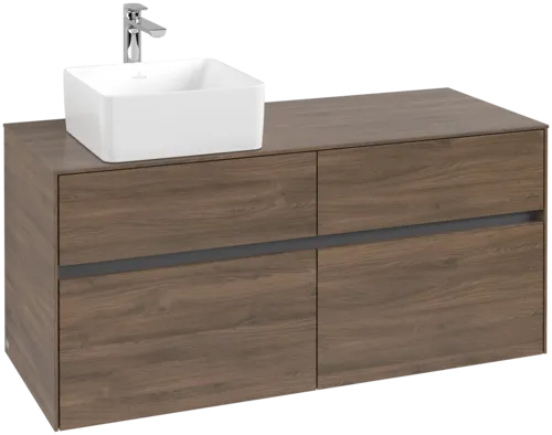 VILLEROY BOCH Toaletní skříňka Collaro, 4 výsuvy, 1200 x 548 x 500 mm, Arizona Oak / Arizona Oak #C04200VH