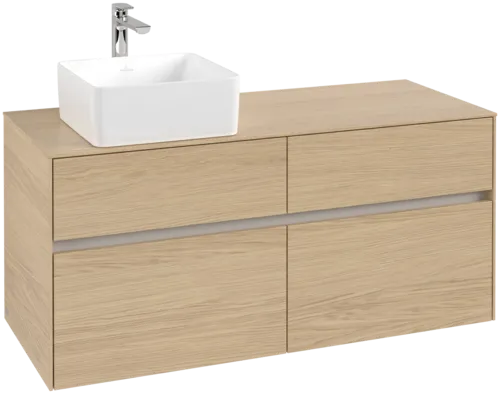 VILLEROY BOCH Toaletní skříňka Collaro, 4 výsuvy, 1200 x 548 x 500 mm, severský dub / severský dub #C04200VJ