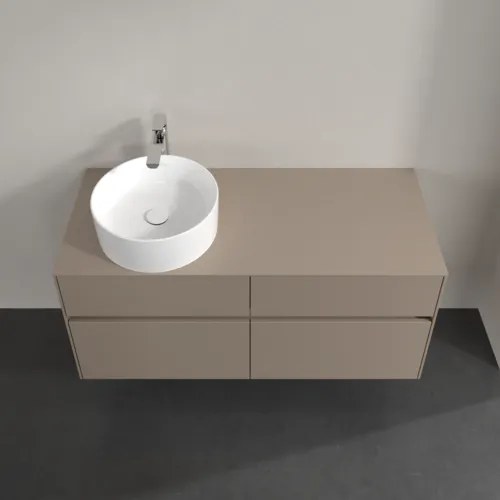 VILLEROY BOCH Toaletní skříňka Collaro, 4 výsuvy, 1200 x 548 x 500 mm, taupe / taupe #C04200VM, obrázek 4