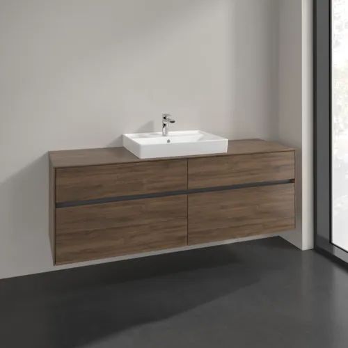 VILLEROY BOCH Toaletní skříňka Collaro, 4 výsuvy, 1600 x 548 x 500 mm, Arizona Oak / Arizona Oak #C02500VH, obrázek 2