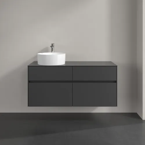 VILLEROY BOCH Collaro toaletní skříňka, 4 výsuvy, 1200 x 548 x 500 mm, Grafit / Grafit #C04200VR, obrázek 3