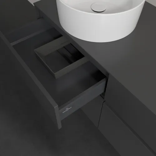 VILLEROY BOCH Collaro toaletní skříňka, 4 výsuvy, 1200 x 548 x 500 mm, Grafit / Grafit #C04200VR, obrázek 7