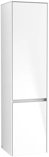 VILLEROY BOCH Vysoká skříň Collaro, 2 dveře, 404 x 1538 x 349 mm, bílá matná / bílá matná #C03300MS