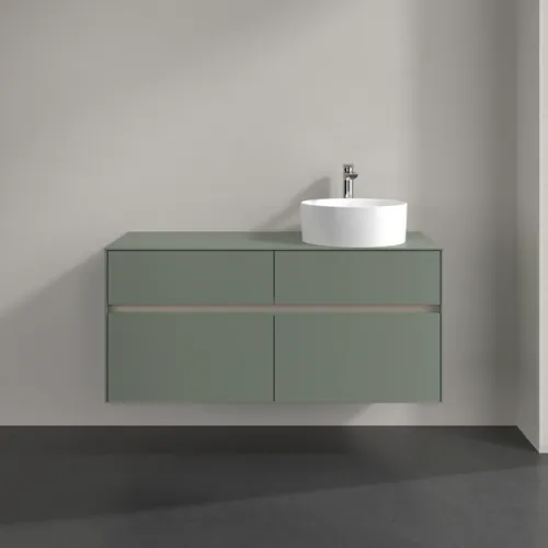 VILLEROY BOCH Toaletní skříňka Collaro, 4 výsuvy, 1200 x 548 x 500 mm, Soft Green / Soft Green #C04300AF, obrázek 3