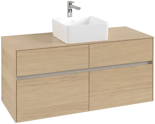 VILLEROY BOCH Toaletní skříňka Collaro, 4 výsuvy, 1200 x 548 x 500 mm, severský dub / severský dub #C04100VJ