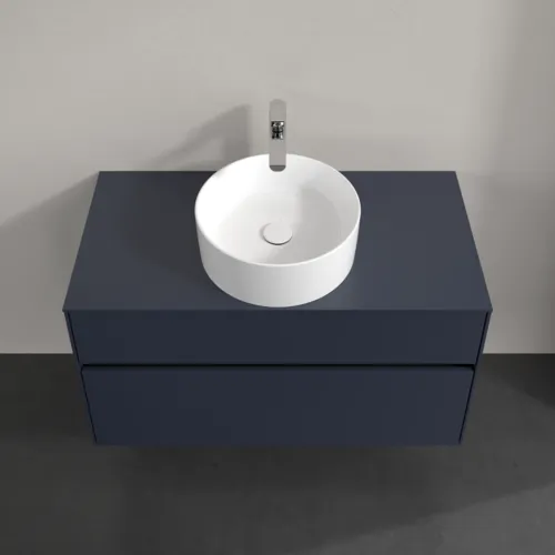VILLEROY BOCH Collaro toaletní skříňka, s osvětlením, 2 výsuvy, 1000 x 548 x 500 mm, Marine Blue / Marine Blue #C038B0VQ, obrázek 4