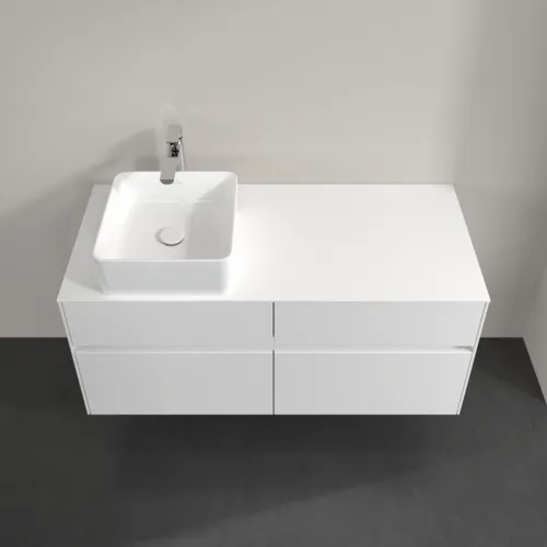 VILLEROY BOCH Collaro toaletní skříňka, s osvětlením, 4 výsuvy, 1200 x 548 x 500 mm, lesklá bílá / lesklá bílá #C042B0DH, obrázek 4