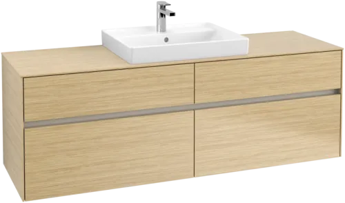 VILLEROY BOCH Toaletní skříňka Collaro, s osvětlením, 4 výsuvy, 1600 x 548 x 500 mm, severský dub / severský dub #C025B0VJ