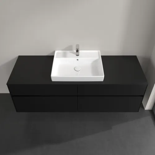 VILLEROY BOCH Toaletní skříňka Collaro, s osvětlením, 4 výsuvy, 1600 x 548 x 500 mm, Volcano Black / Volcano Black #C025B0VL, obrázek 4