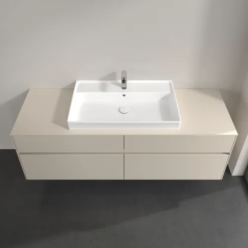VILLEROY BOCH Toaletní skříňka Collaro, 4 výsuvy, 1600 x 548 x 500 mm, Cashmere Grey / Cashmere Grey #C02800VN, obrázek 4