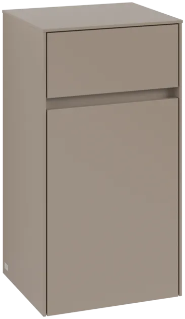 VILLEROY BOCH Boční skříňka Collaro, 1 dvířka, 1 zásuvka, 404 x 748 x 349 mm, Taupe / Taupe #C03200VM