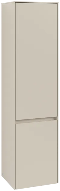 VILLEROY BOCH Vysoká skříň Collaro, 2 dveře, 404 x 1538 x 349 mm, Cashmere Grey / Cashmere Grey #C03301VN