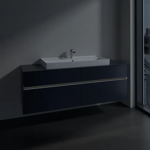 VILLEROY BOCH Toaletní skříňka Collaro, s osvětlením, 4 výsuvy, 1600 x 548 x 500 mm, Marine Blue / Marine Blue #C031B0VQ, obrázek 5
