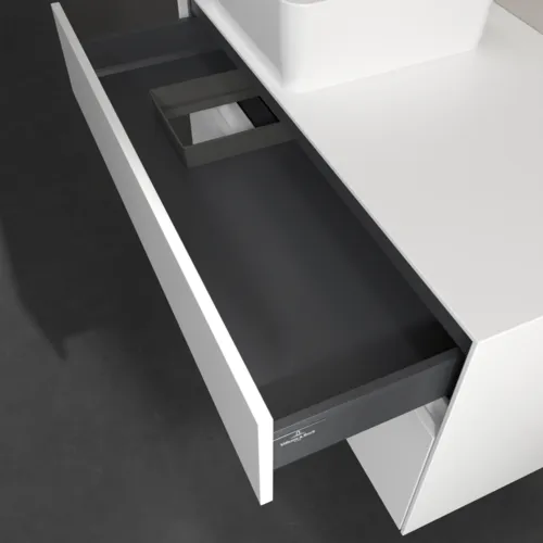 VILLEROY BOCH Collaro toaletní skříňka, 2 výsuvy, 1000 x 548 x 500 mm, bílá matná / bílá matná #C03900MS, obrázek 7