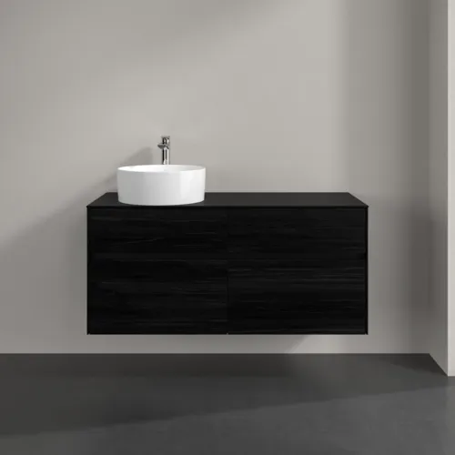 VILLEROY BOCH Toaletní skříňka Collaro, 4 výsuvy, 1200 x 548 x 500 mm, černý dub / černý dub #C04200AB, obrázek 3