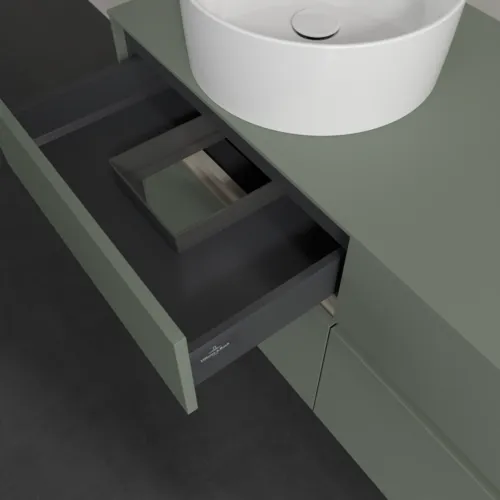 VILLEROY BOCH Toaletní skříňka Collaro, 4 výsuvy, 1200 x 548 x 500 mm, Soft Green / Soft Green #C04200AF, obrázek 7