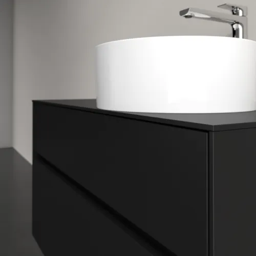 VILLEROY BOCH Collaro toaletní skříňka, 2 výsuvy, 1000 x 548 x 500 mm, Volcano Black / Volcano Black #C04000VL, obrázek 5