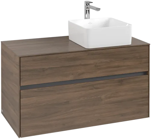 VILLEROY BOCH Toaletní skříňka Collaro, 2 výsuvy, 1000 x 548 x 500 mm, Arizona Oak / Arizona Oak #C04000VH