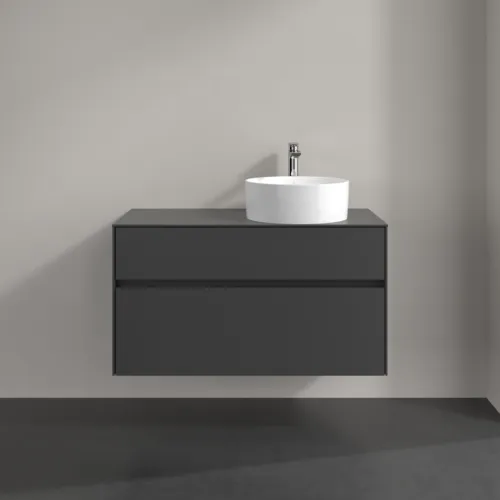 VILLEROY BOCH Collaro toaletní skříňka, 2 výsuvy, 1000 x 548 x 500 mm, grafit / grafit #C04000VR, obrázek 3